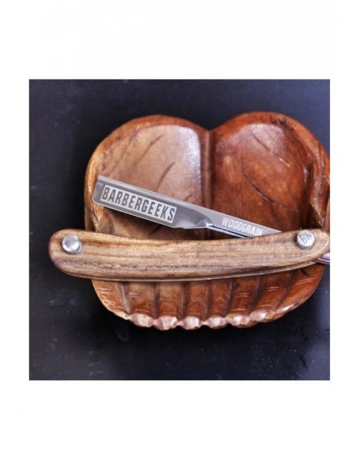 BarberGeeks WoodGrain Razor - Barber Depot