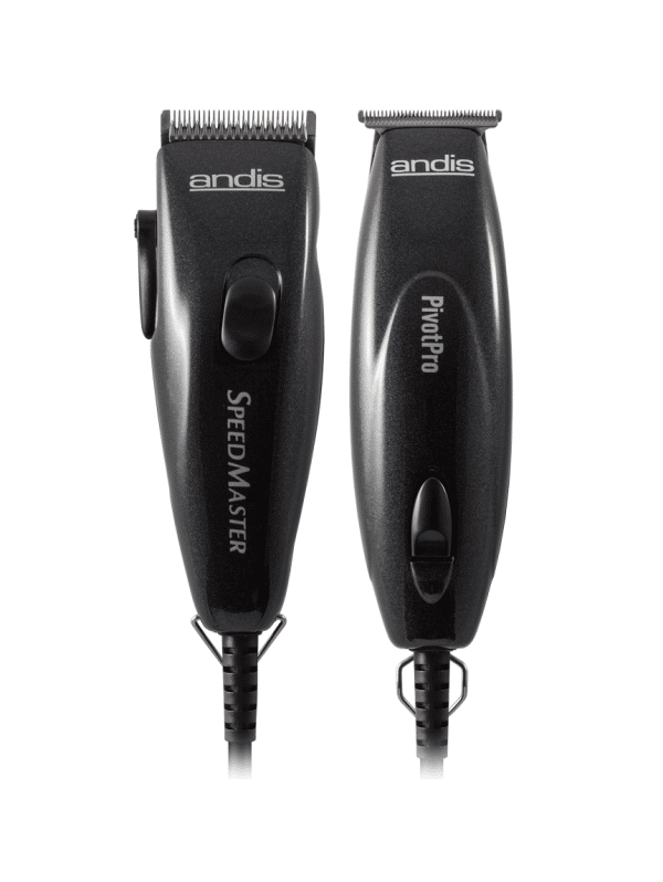 Andis Pivot Motor Clipper/Trimmer Combo #24075 Black