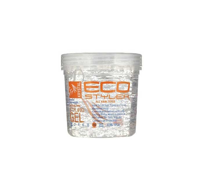 Eco Krystal Alcohol Free Styling Gel - Clear (16 oz) - barber supplies