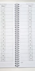 Salon Appointment Book – 2 Column