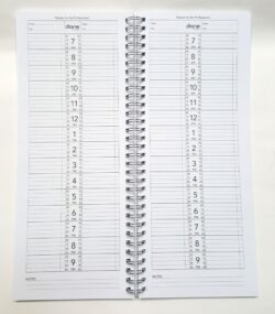 Salon Appointment Book – 2 Column