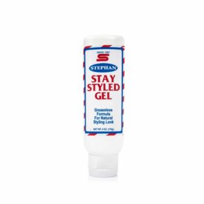 Stephan Stay Styled Gel Men's Hair Styling Gel Natural Firm Hold 6 oz Tube