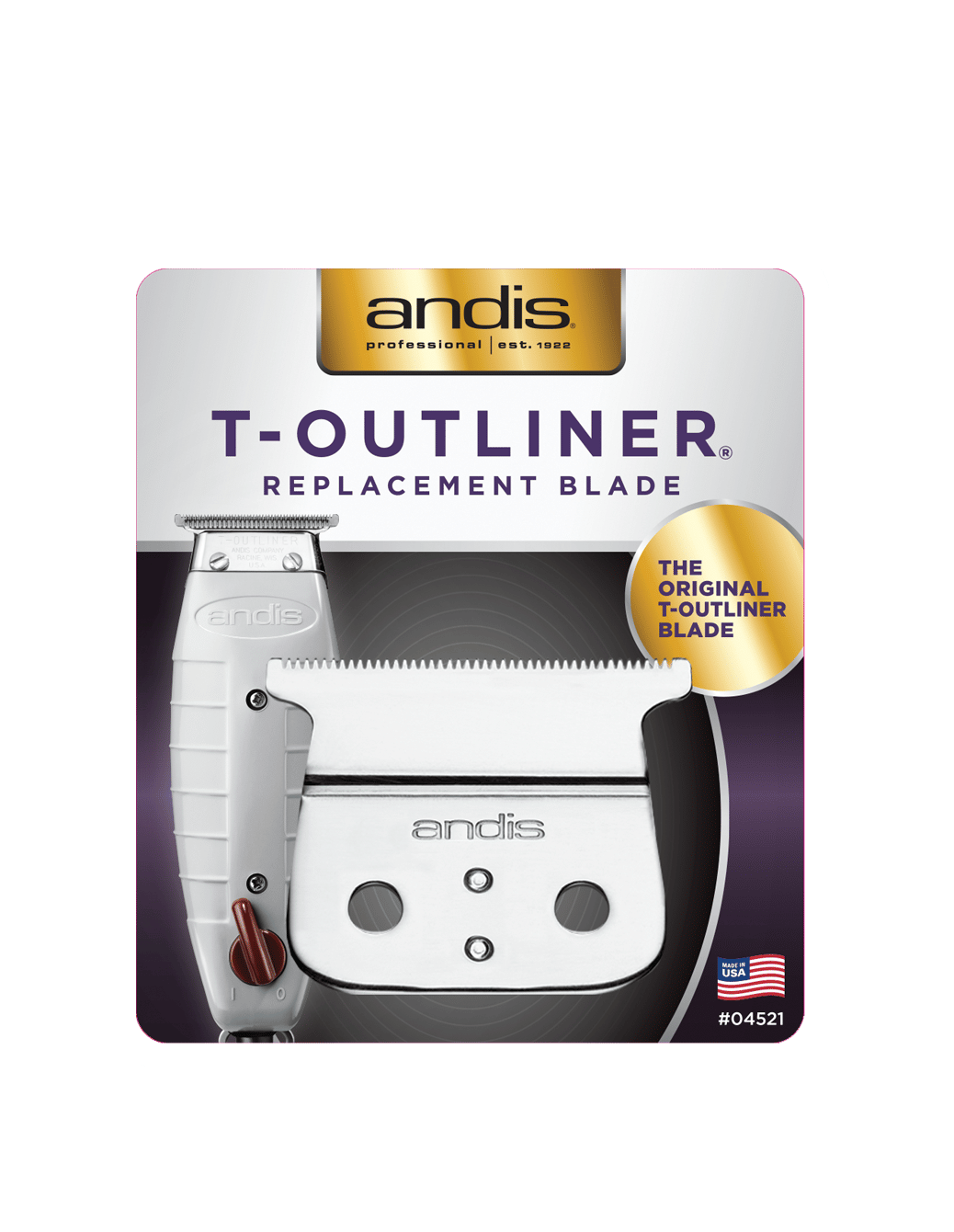 andis t outliner cutting length