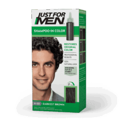 Just for Men Shampoo-in Haircolor (Darkest Brown H-50)