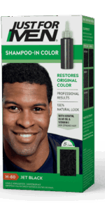 Just for Men Shampoo-in Haircolor (Jet Black H-60)