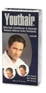 Youthair Hair Color & Conditioner For Men, Liquid 8 oz