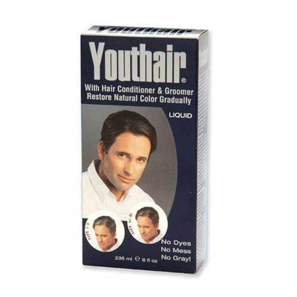 Youthair Hair Color & Conditioner For Men, Liquid 8 oz