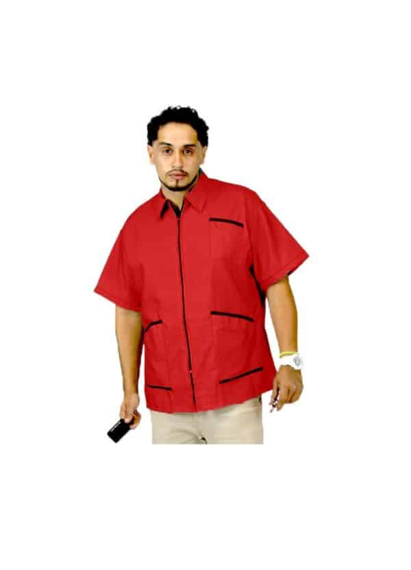 Shine Design Barber Jacket Supreme #1350 - Red