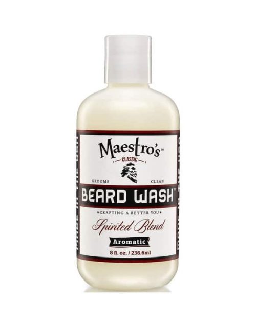 Maestro’s Beard Wash - Spirited Blend - 4oz / 8oz