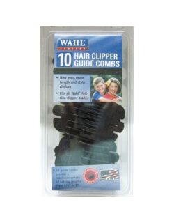 Wahl 10 pcs Guide Combs, Black