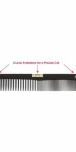 Scalpmaster 8” Cutting Comb with Level