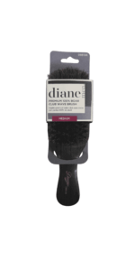 Diane Premium 100% Boar Club Wave Brush - Medium #DBB106
