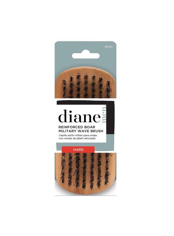 Diane Reinforced Boar Military Wave Brush - Hard #D8157