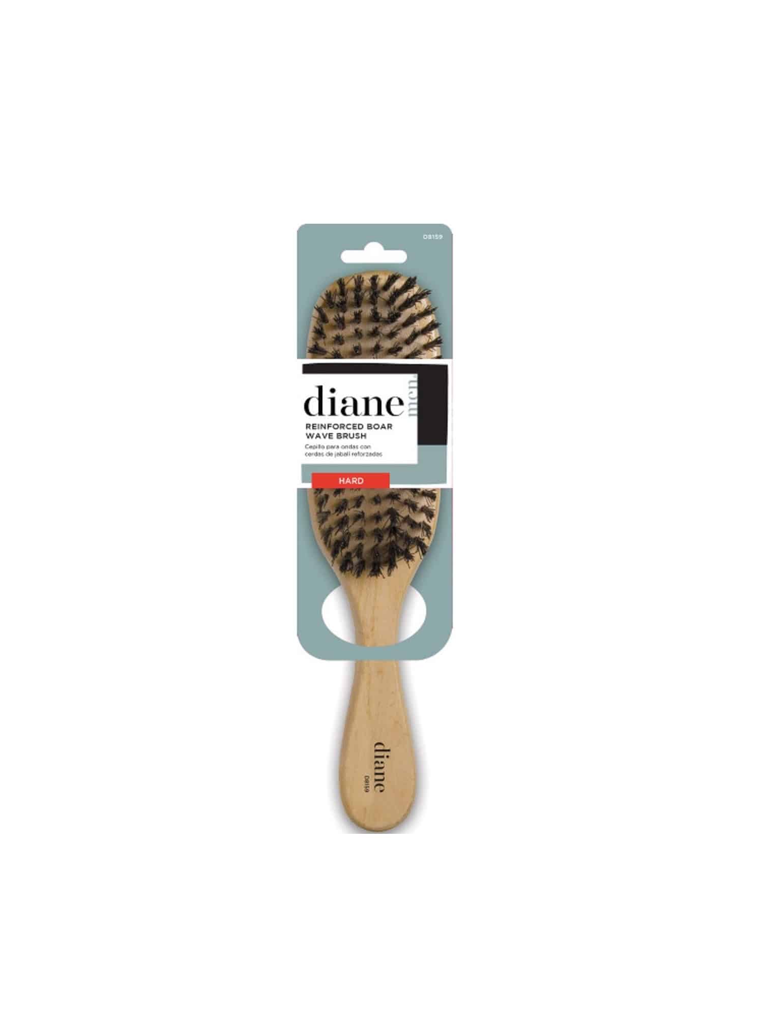 Diane Reinforced Boar Bristle Wave Brush for Men and Barbers – Hard  Bristles for Thick to Coarse Hair – Use for Detangling, Smoothing, Wave  Styles