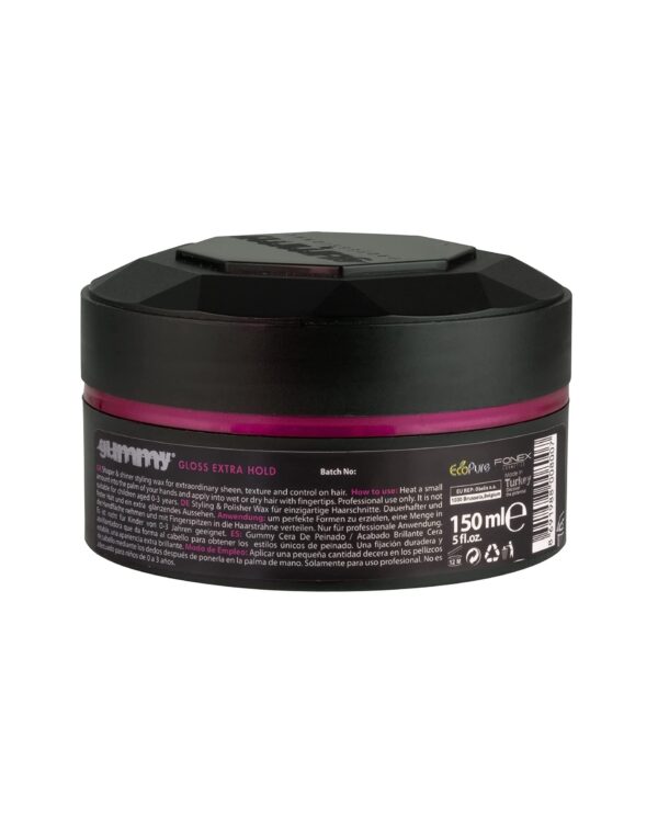 Gummy Styling Wax - Gloss Extra Hold - Back