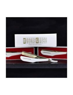 BarberGeeks White & Gold Edition Razor