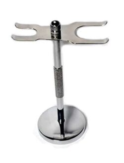 Samurai Deluxe Chrome Razor & Brush Stand