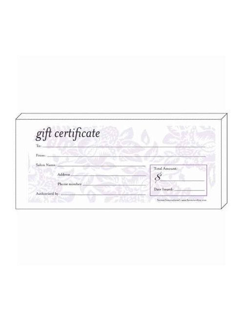 Diane Salon Gift Certificate