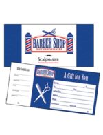 Scalpmaster Barber Shop Gift Certificate (50 Count)