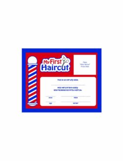 Scalpmaster My First Haircut Certificate, (1 Dozen)