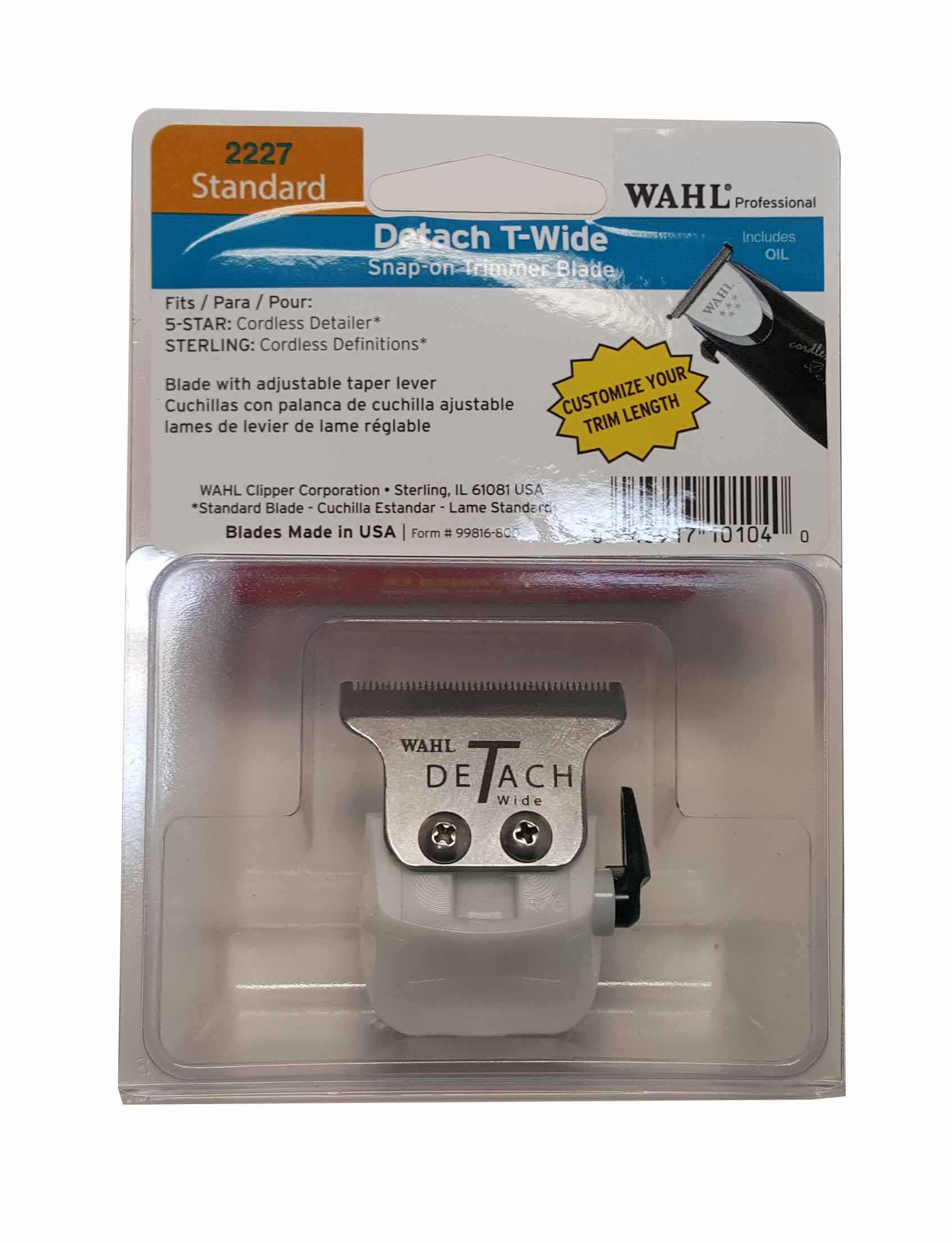 wahl t blade trimmer replacement