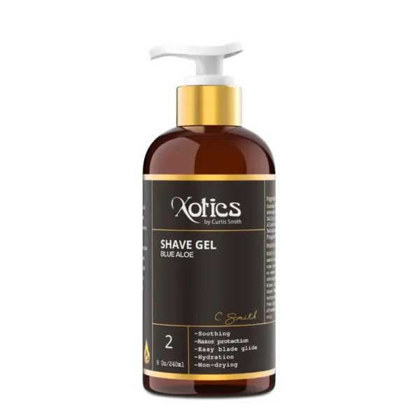 Xotics Blue Aloe Shave Gel 8oz