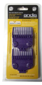 Andis Nano-Silver Magnetic Comb Set (Size 0 & 1)