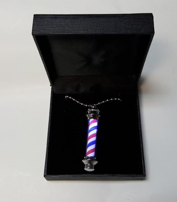 Barber Pole Light Up Necklace