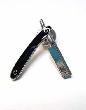 Razor Lapel Pin - Black