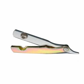 Irving Barber Company Chrome - Yellow Zinc Razor