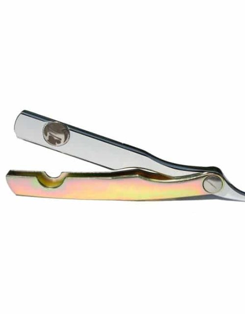 Irving Barber Company Chrome - Yellow Zinc Razor