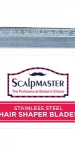 Scalpmaster Stainless Steel Hair Shaper Blades (5 Blades per Pack)