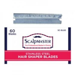 Scalpmaster Stainless Steel Hair Shaper Blades (5 Blades per Pack)