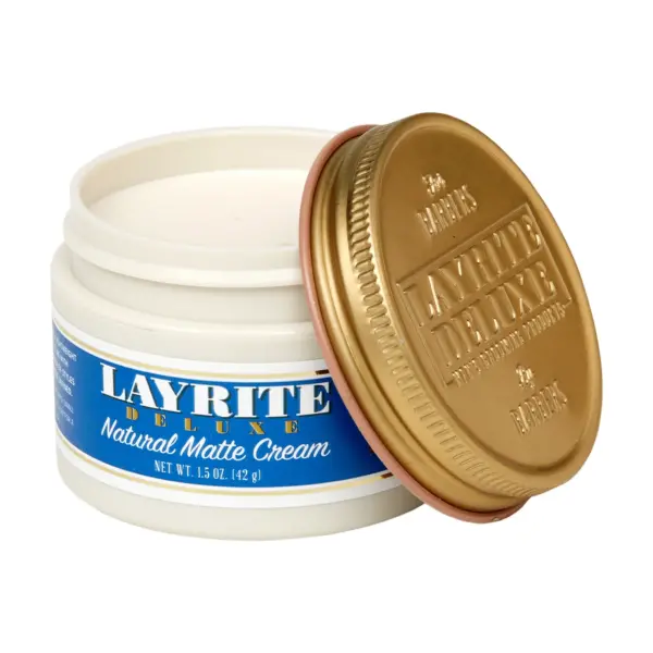 Layrite Natural Matte Cream 1.5oz - open angled view
