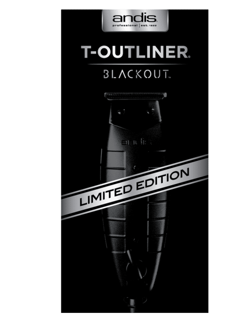 andis t outliner black out limited edition