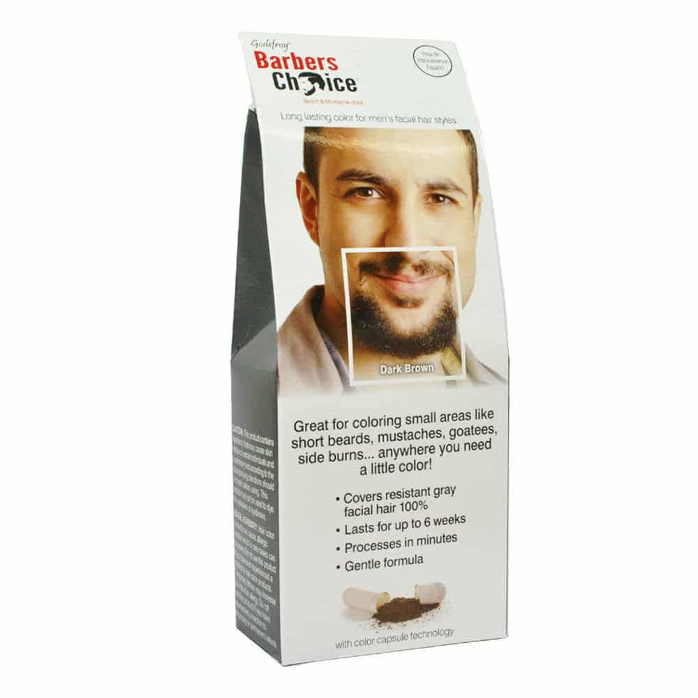 Godefroy Barber Choice Beard and Mustache Color - Dark Brown - Barber Depot Godefroy Barber Choice Beard and Mustache Color - Dark Brown - Barber Depot