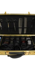 HAIRART BARBER CASE BLACK & GOLD