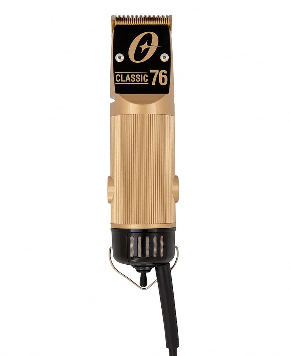 Oster Professional Limited Edition 2-Speed Gold Classic 76® Clipper with  gold plated #000 blade - Barber Depot - Barber Supply
