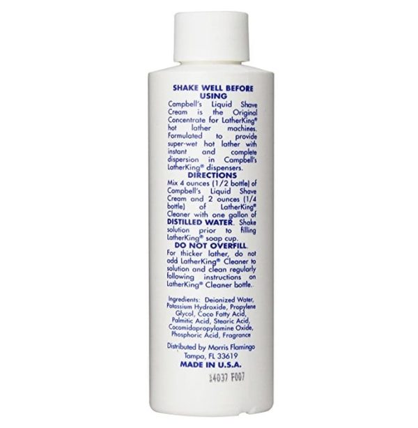 Campbell Original LatherKing Shave Cream 8 oz - Image 3
