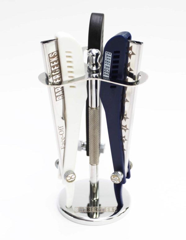 Barber Geeks 3 Piece Razor Holder - Image 4