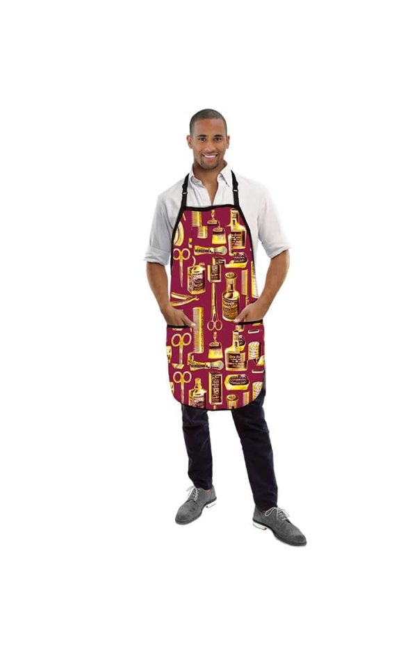 Betty Dain Limited Edition Vintage Gold Barber Apron Style 172 - Image 4