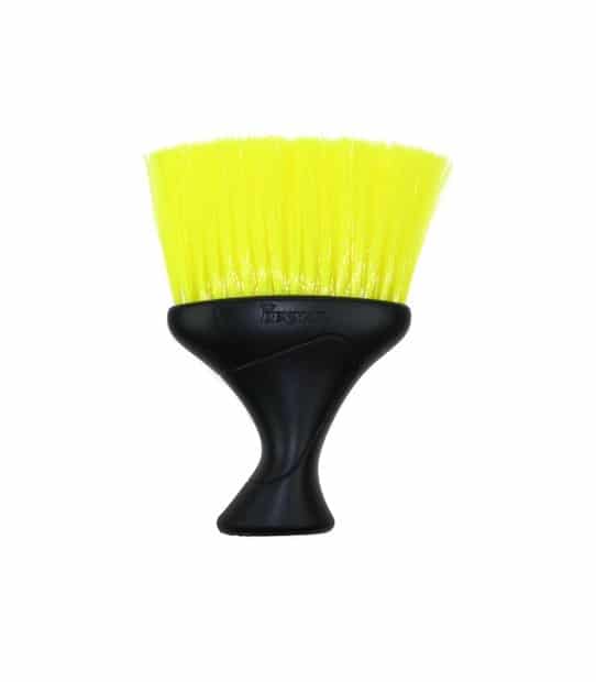 Denman Sanitizable Neck Duster Brush Punk Yellow D78 Barber Depot