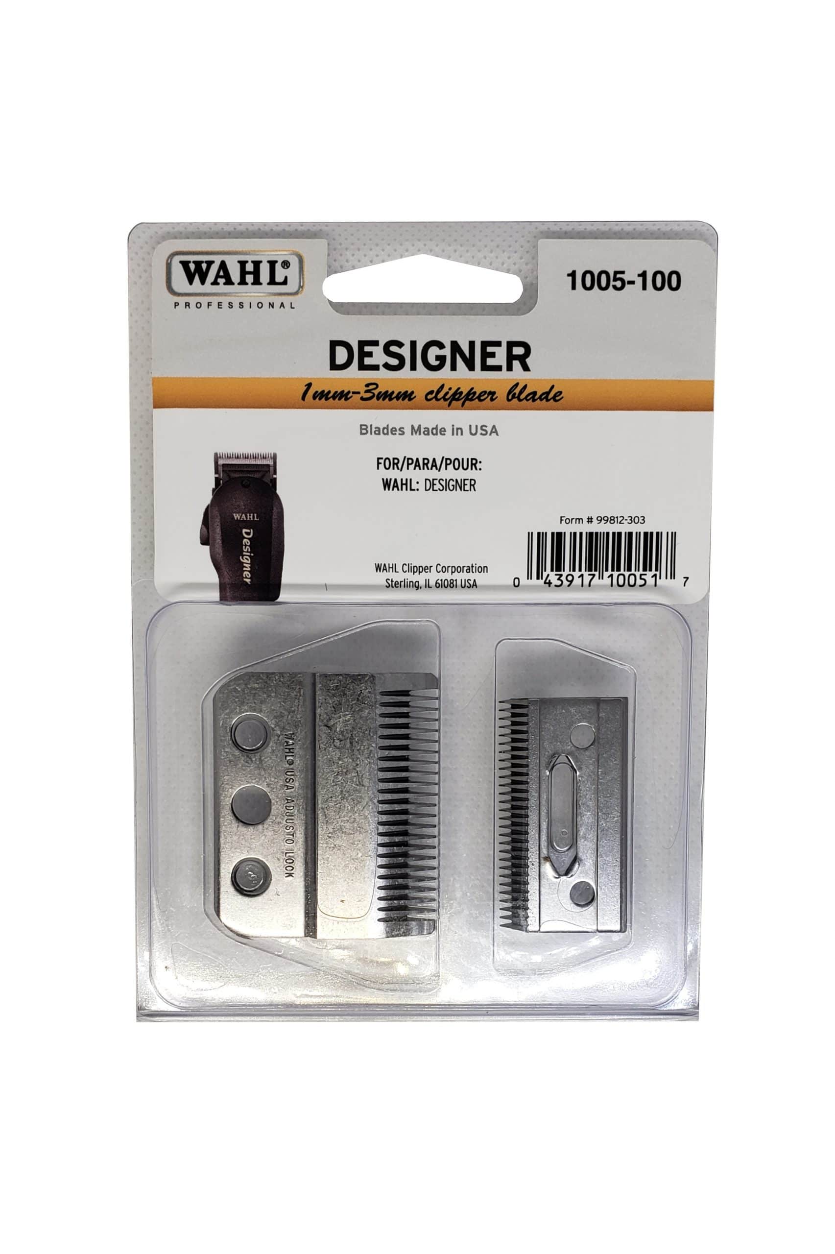 Kan ikke læse eller skrive Fritid forkæle Wahl Replacement Blade For Designer #1005-100 - Barber supplies