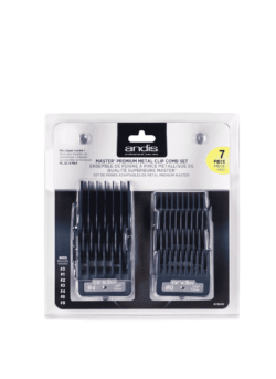 Andis Master Premium Metal Clip Comb Set 7-Pieces #33645