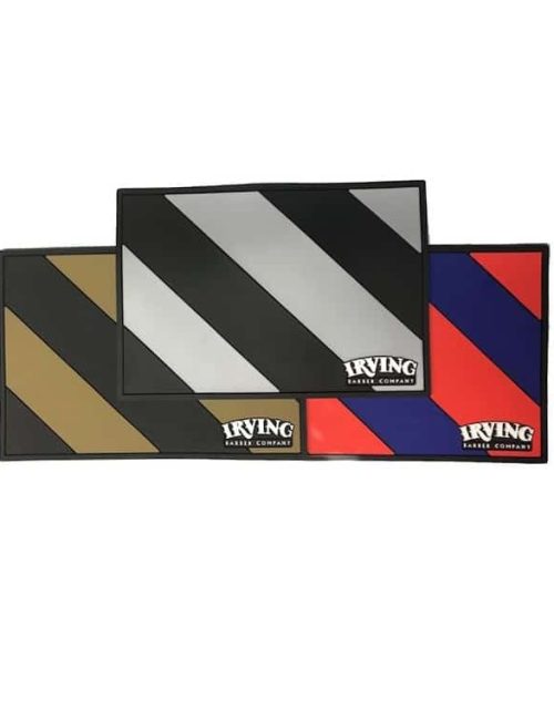 Irving Barber Company Work Station Mat - Stripes