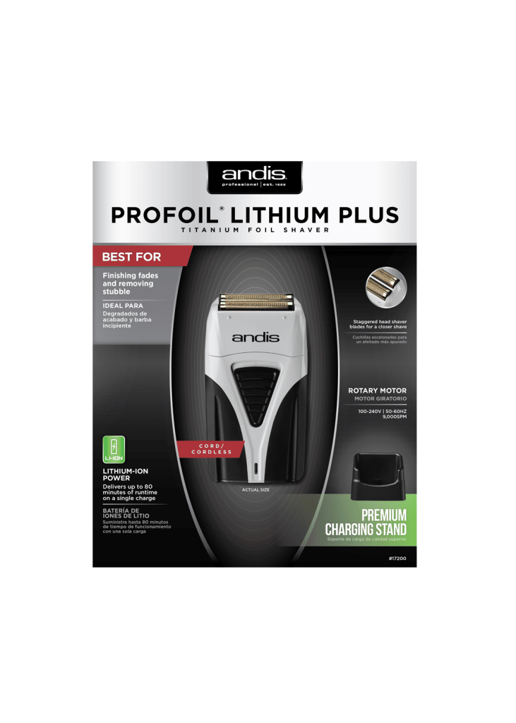 Andis Profoil Lithium Plus Shaver 17200 Barber Depot Barber Supply