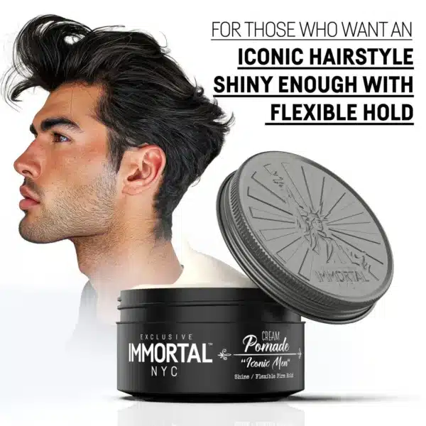 Immoral NYC "Iconic Man" Cream Pomade - Info 1