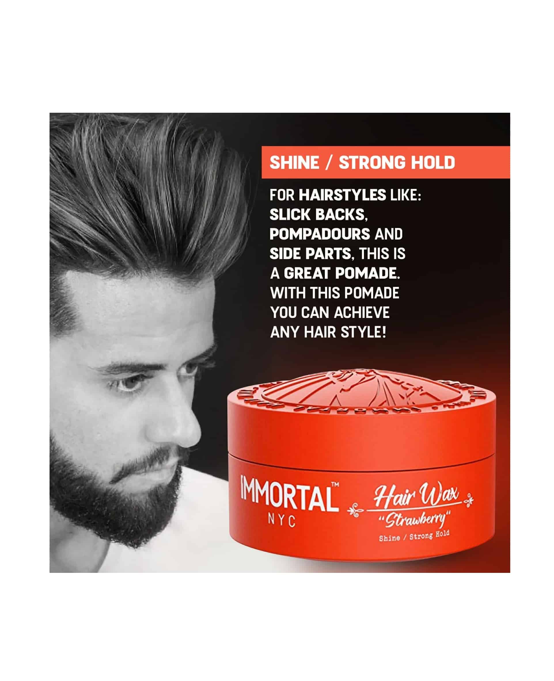 Immortal NYC Strawberry Hair Wax Info