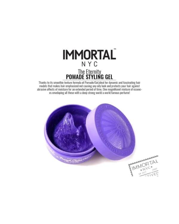 Immortal NYC The Eternity Pomade Styling Gel Info