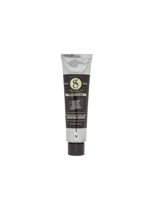 Suavecito Premium Blends Eucalyptus & Tea Tree Shaving Creme 4oz